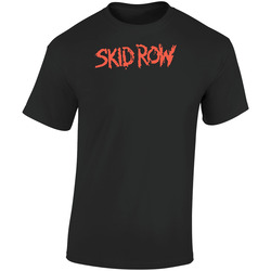 Skid Row Band Logo Retro Graphic Unisex Soft Cotton Black T Shirt