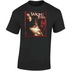 Wrong Turn Horror Movie Retro Graphic Unisex Soft Cotton Black T Shirt