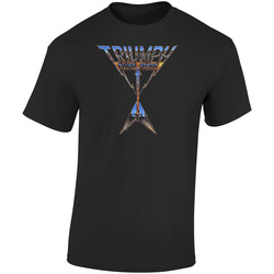 Triumph Allied Forces Cd Cover Retro Graphic Unisex Soft Cotton Black T Shirt