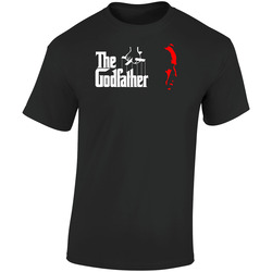 The Godfather Gangster Movie Retro Graphic Unisex Soft Cotton Black T Shirt