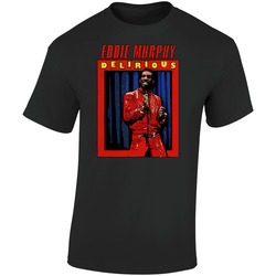Eddie Murphy Comedian Delirious Retro Graphic Unisex Soft Cotton Black T Shirt