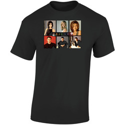 Friends Tv Show Comedy Retro Graphic Unisex Soft Cotton Black T Shirt