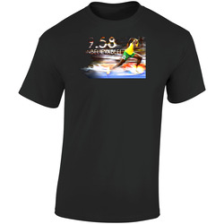 Usain Bolt 100 Metre World Record Retro Graphic Unisex Soft Cotton Black T Shirt