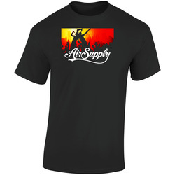 Air Supply 80s Music Group Retro Graphic Unisex Soft Cotton Black T Shirt