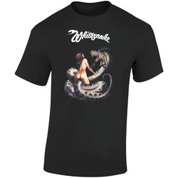 Whitesnake Music Album Cover 80s Band Retro Graphic Unisex Soft Cotton Black T Shirt