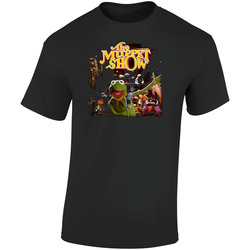 The Muppets Classic Tv Show Retro Graphic Unisex Soft Cotton Black T Shirt