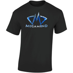 Megamind Animated Comedy Movie Retro Graphic Unisex Soft Cotton Black T Shirt