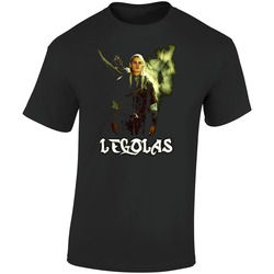 The Lord Of The Rings Legolas Fantasy Retro Graphic Unisex Soft Cotton Black T Shirt