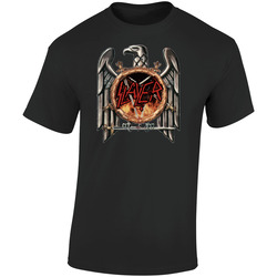 Slayer Eagle Metal Rock Band Music Retro Graphic Unisex Soft Cotton Black T Shirt