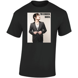 I'm Chuck Bass Gossip Girl Tv Show Retro Graphic Unisex Soft Cotton Black T Shirt