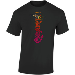 Cabaret Cult Musical Movie Life Is A Cabaret Retro Graphic Unisex Soft Cotton Black T Shirt