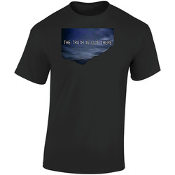 The Truth Is Out There X Files Tv Show Retro Graphic Unisex Soft Cotton Black T Shirt
