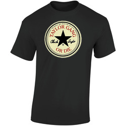 Taylor Gang Or Die Hip Hop Logo Retro Graphic Unisex Soft Cotton Black T Shirt