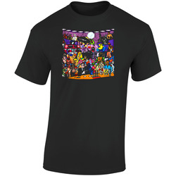 80 Retro Graphic Unisex Soft Cotton Black T Shirt