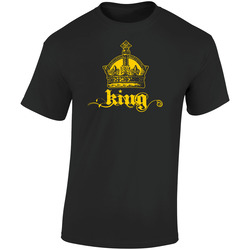 King Royal Crown Classic Retro Graphic Unisex Soft Cotton Black T Shirt