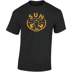 Sun Records Retro Graphic Unisex Soft Cotton Black T Shirt