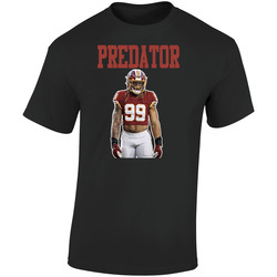 The Predator Chase Young Washington Football Defensive End Funny Retro Graphic Unisex Soft Cotton Black T Shirt