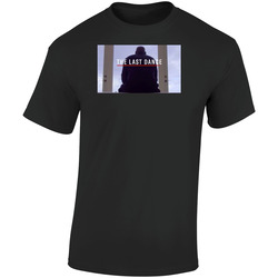 The Last Dance Michael Jordan Documentary Title Image Basketball Fan Retro Graphic Unisex Soft Cotton Black T Shirt