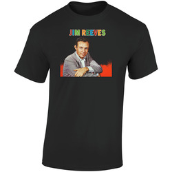 Jim Reeves Retro Graphic Unisex Soft Cotton Black T Shirt