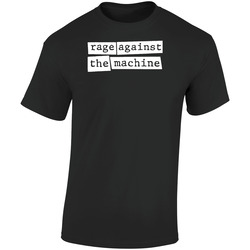 A Rage Against The Machine Logo 2 261113951 Retro Graphic Unisex Soft Cotton Black T Shirt