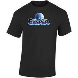 Casper Spooky Movie Halloween Retro Graphic Unisex Soft Cotton Black T Shirt