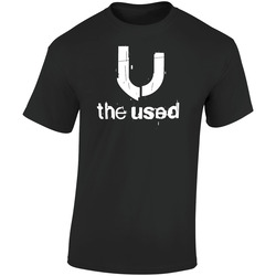 The Used 99fll46926 Retro Graphic Unisex Soft Cotton Black T Shirt