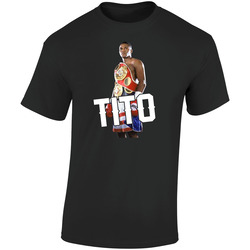 Felix Tito Trinidad Boxing Champion Fight Fan Retro Graphic Unisex Soft Cotton Black T Shirt