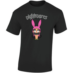 Louise Belcher Inspired Nightmares Funny Valentine Makeover Retro Graphic Unisex Soft Cotton Black T Shirt