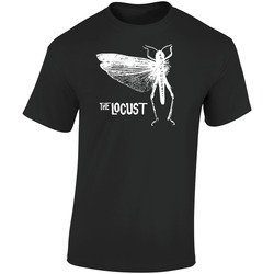 The Locust Band 2 190116 A Retro Graphic Unisex Soft Cotton Black T Shirt