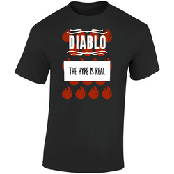 Taco Bell Diablo Sauce Halloween Costume Retro Graphic Unisex Soft Cotton Black T Shirt