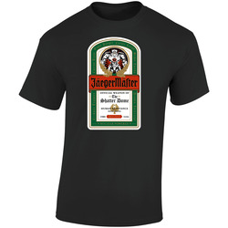 Jaeger Retro Graphic Unisex Soft Cotton Black T Shirt