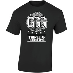 Triple G Mexican Style Ggg Black Retro Graphic Unisex Soft Cotton Black T Shirt