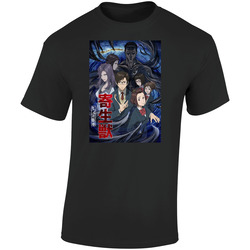 Parasyte The Maxim Anime Tv Show  Cool Fan Retro Graphic Unisex Soft Cotton Black T Shirt