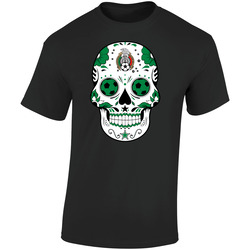Meksiko Retro Graphic Unisex Soft Cotton Black T Shirt