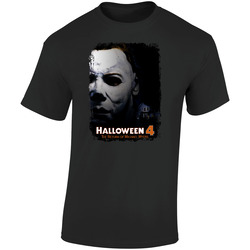 Halloween 4 The Return Of Michael Myers Scary Movie Halloween Retro Graphic Unisex Soft Cotton Black T Shirt