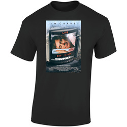 The Truman Show Cool 90's Comedy Vintage Classic Movie  Fan Retro Graphic Unisex Soft Cotton Black T Shirt