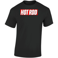 Tw Hot Rod Magazine Logo 060815 Retro Graphic Unisex Soft Cotton Black T Shirt