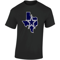 Dallas Cowboys T Shirt Our Home Team Texas Sports Fan Tee Retro Graphic Unisex Soft Cotton Black T Shirt
