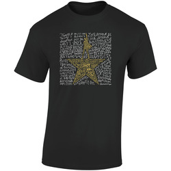 Hamil Shot Logo Retro Graphic Unisex Soft Cotton Black T Shirt