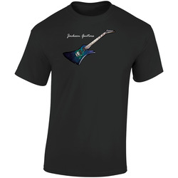 Jackson Guitars Pojj Retro Graphic Unisex Soft Cotton Black T Shirt