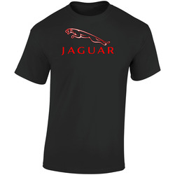 Chin Jaguar D9kdstty Retro Graphic Unisex Soft Cotton Black T Shirt
