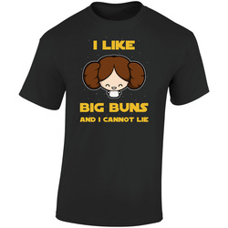 Big Buns Retro Graphic Unisex Soft Cotton Black T Shirt
