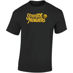 Golden State Warriors California Basketball Strength In Numbers Playoff 2016 Fan Retro Graphic Unisex Soft Cotton Black T Shirt