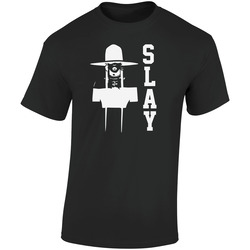 SLAY BEYONCE FORMATION T SHIRT SUPER BOWL FRESH JAY Z TOP FLAWLESS TEE Retro Graphic Unisex Soft Cotton Black T Shirt