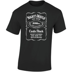 Night's Watch Jhack Retro Graphic Unisex Soft Cotton Black T Shirt