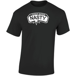 I Want Some Nasty Gregg Popovich Coach Basketball Retro Graphic Unisex Soft Cotton Black T Shirt