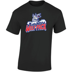 Hartford Wolfpack Retro Graphic Unisex Soft Cotton Black T Shirt