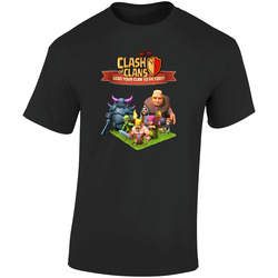 Clash Of Clans Coc Retro Graphic Unisex Soft Cotton Black T Shirt