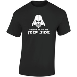 Darth Vader Jeep Retro Graphic Unisex Soft Cotton Black T Shirt
