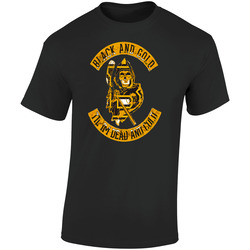 New Bruins Black N Gold Dead N Cold Retro Graphic Unisex Soft Cotton Black T Shirt